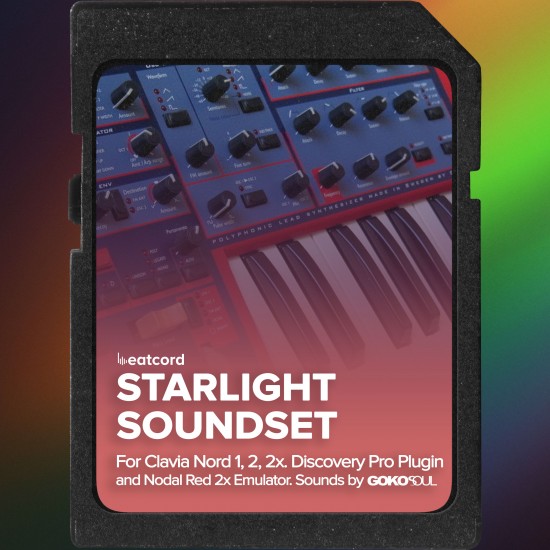 Starlight Soundset for Clavia Nord 1, 2, 2x, Discovery Pro VSTi, Nodal Red 2x Emulator